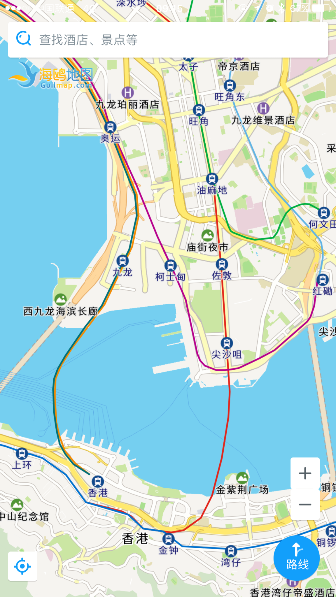 在香港用什么地图软件?