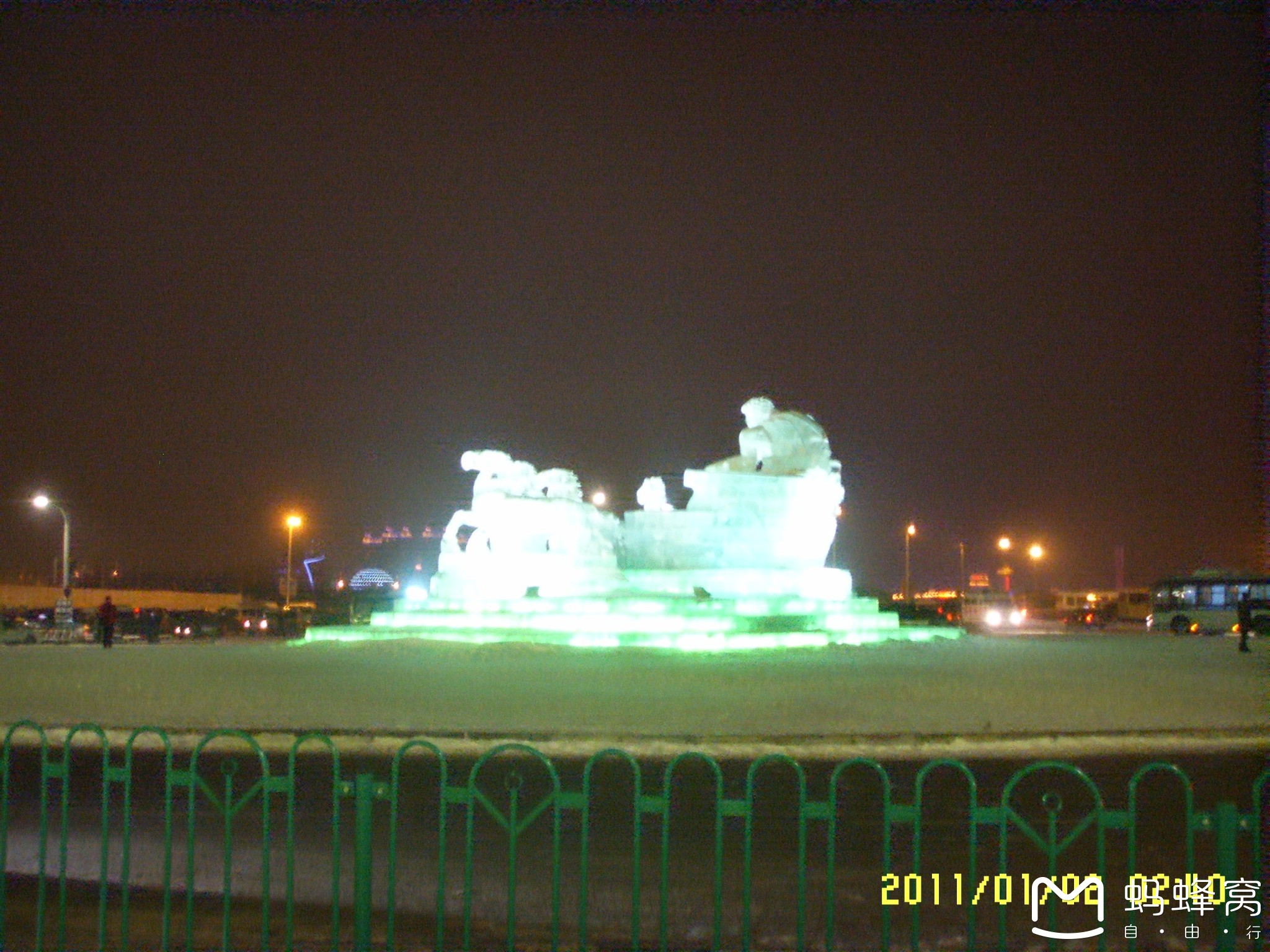 2011年1月哈尔滨冰雕展览参观的回忆记录