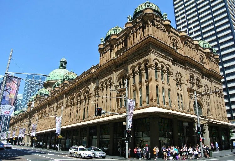 悉尼游之十七 中央火车站 market city 唐人街 情人港 qvb town hall