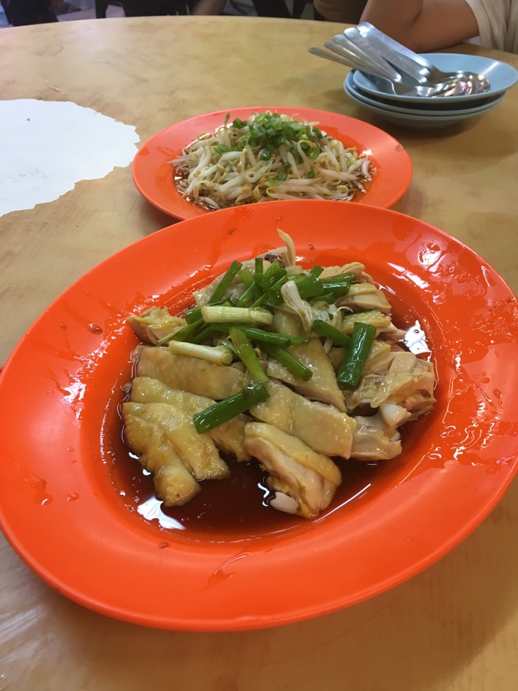 老黄芽菜鸡沙河粉