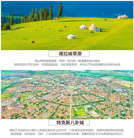 库公路南北段 伊昭公路 赛里木湖 喀拉峻 巴音布鲁克 唐布拉百里画廊)