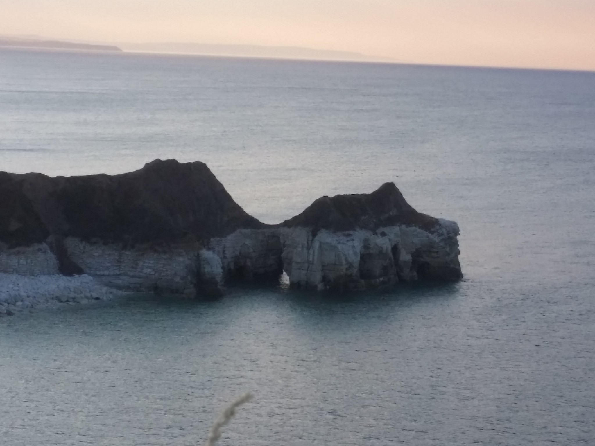 北约克郡的白色海岸悬崖弗兰堡flamborough