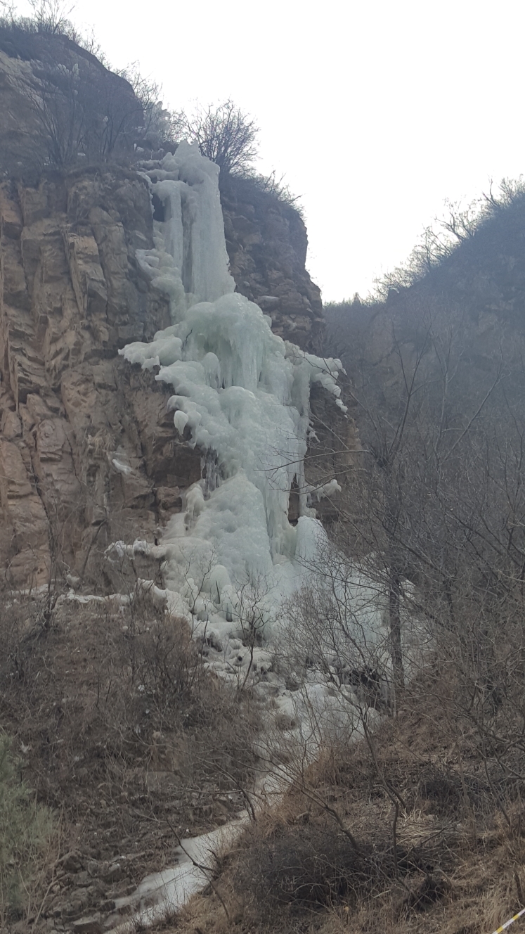 门头沟神泉峡冰瀑布
