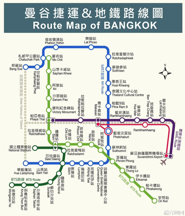 我在曼谷两天两夜我想逛暹罗商圈考山路大皇宫拉差达火车夜市唐人街蓬