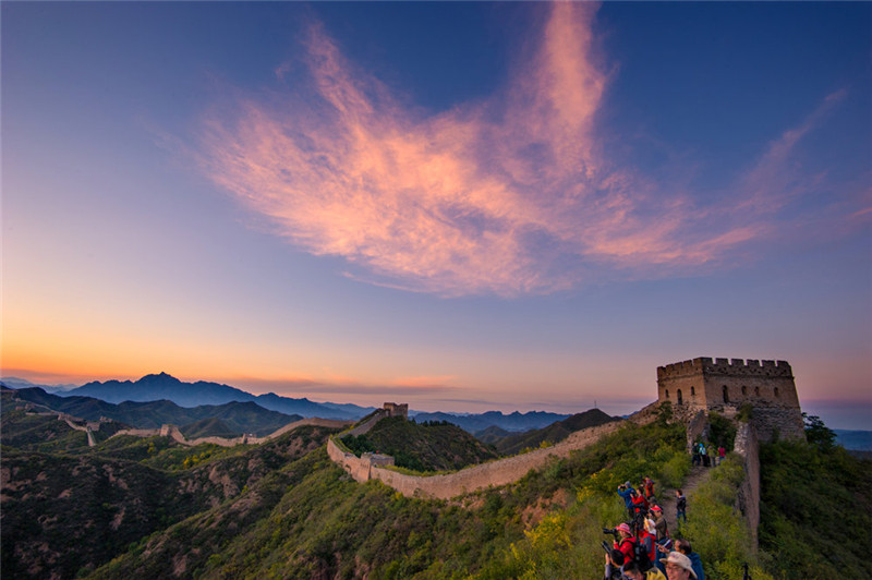 长城美景下的短剧之旅