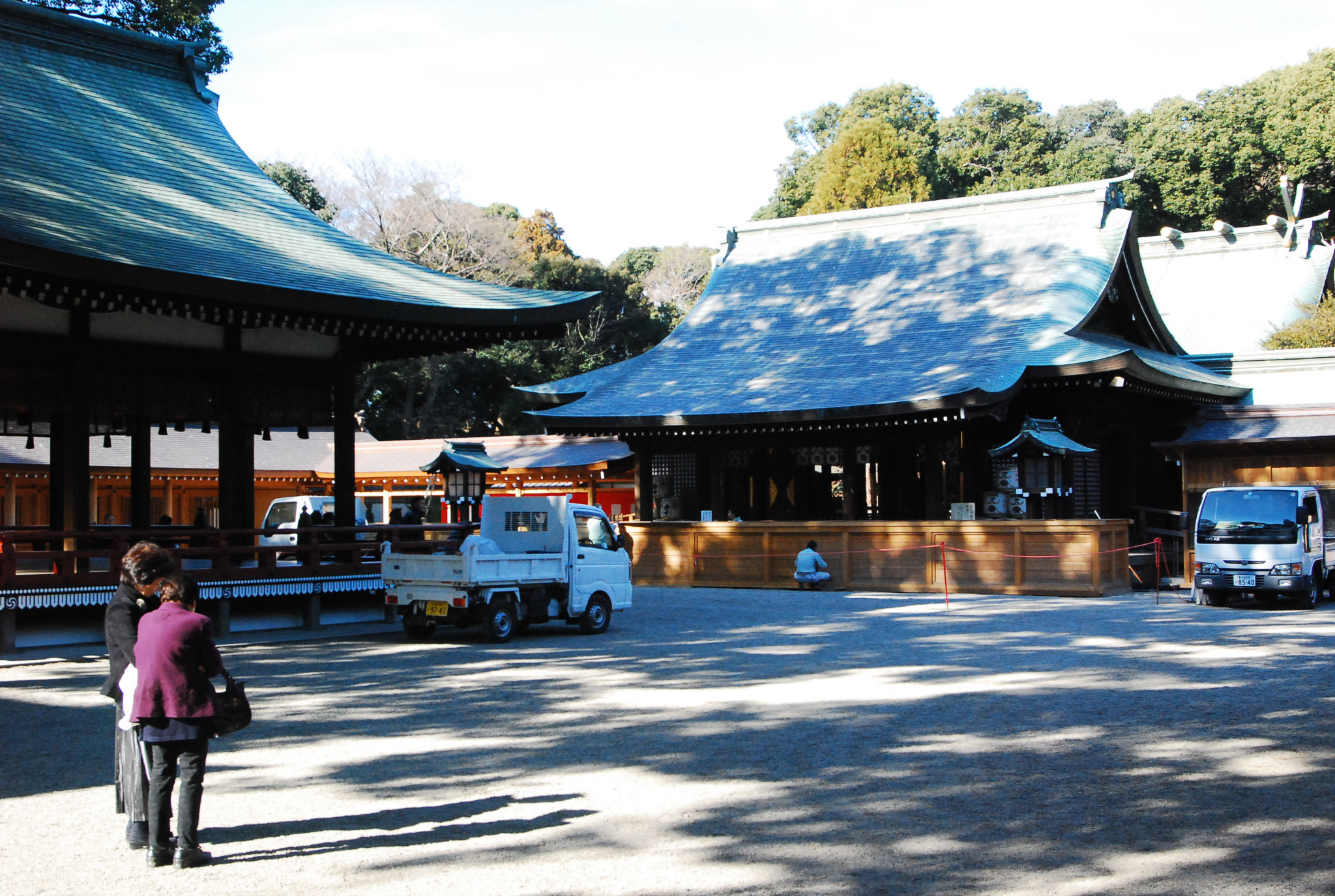 埼玉の氷川神社 真剣乱舞祭りの演出