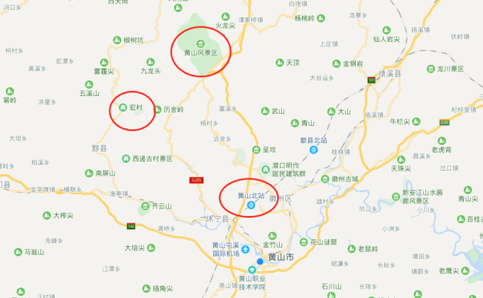 坐高铁到黄山北站,四季旅游景点线路大解析