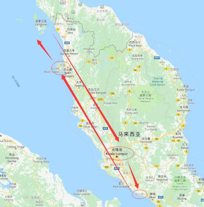 要去吉隆坡槟城马六甲兰卡威怎么规划路线坐什么交通工具去比较合理