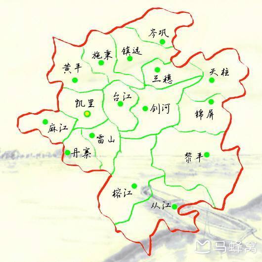 黔东南苗族侗族自治州,位于贵州省东南部.下辖16个县市,首府凯里市.图片