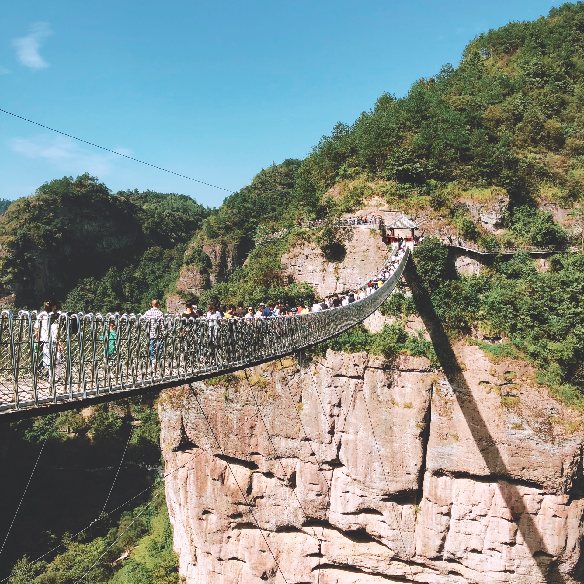 国庆游新昌十九峰之飞龙栈道