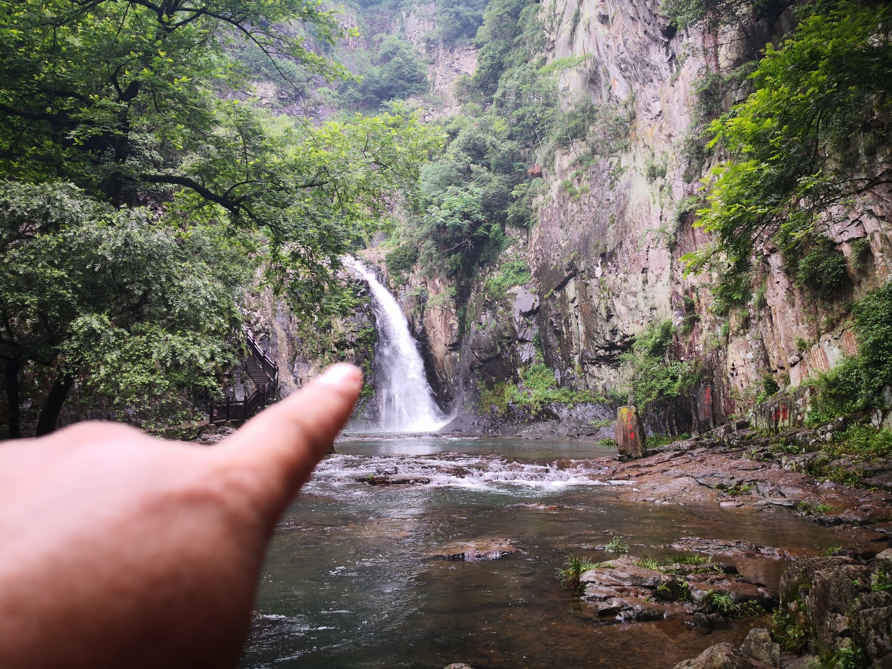 自驾旅行中国浙江:十四,诸暨五泄瀑布.