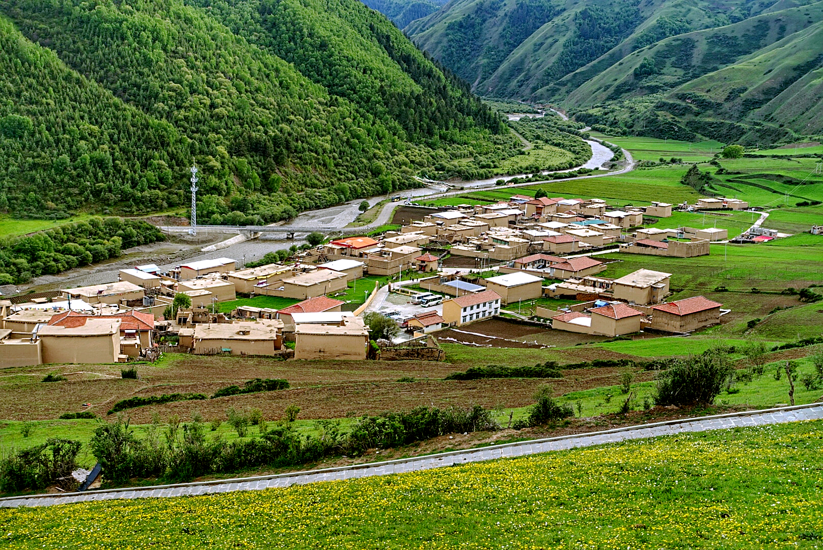 阿坝.神座 藏在深闺人未识,世外桃源第一村