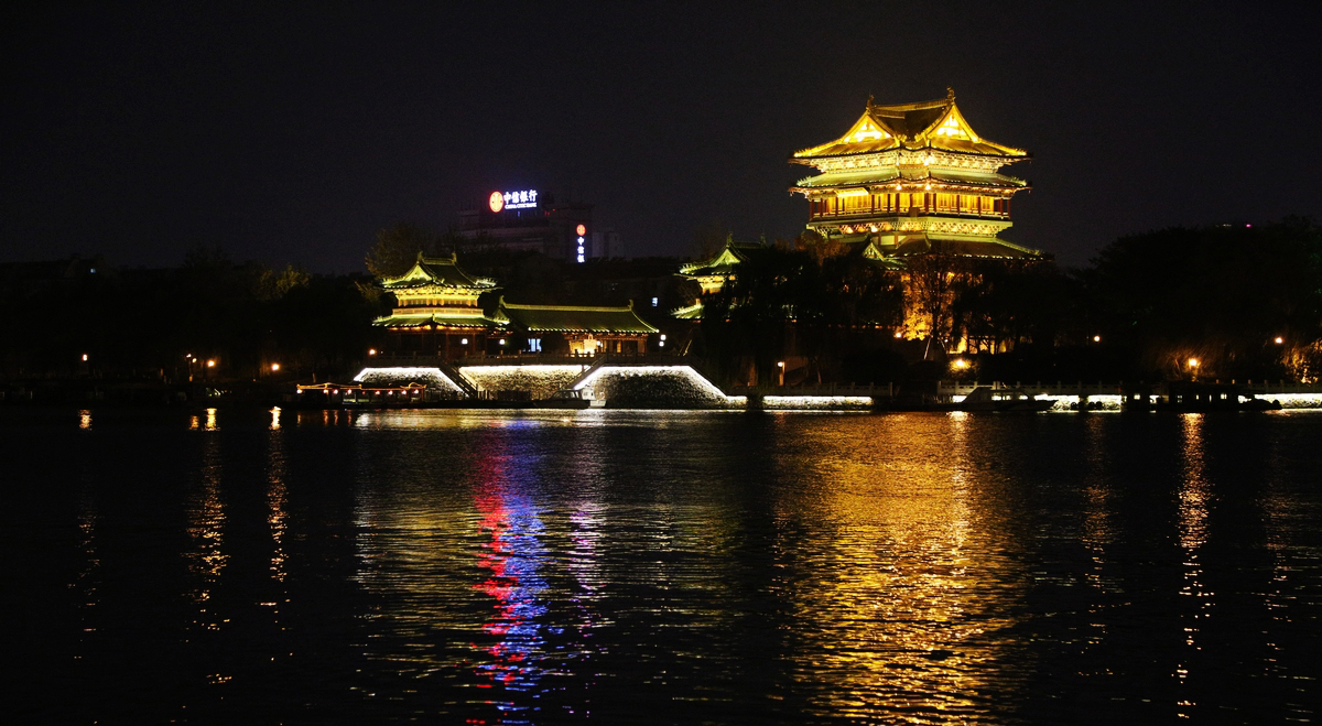 泰州凤城河夜景