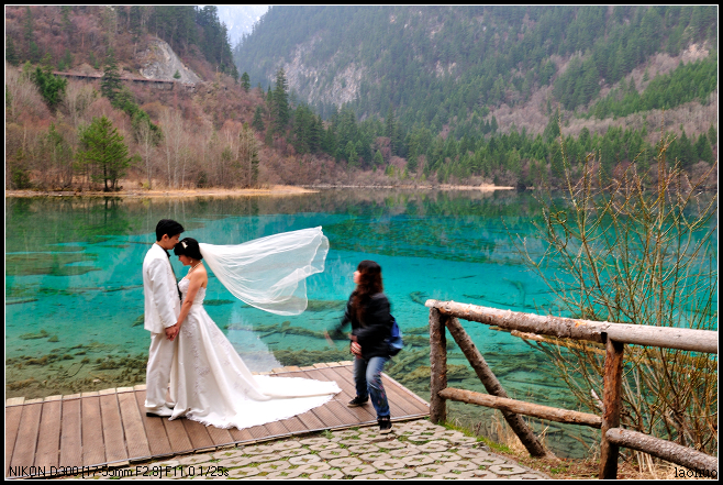 九寨婚纱照_婚纱照图片唯美