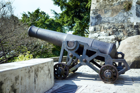           大炮台为当时澳门防御