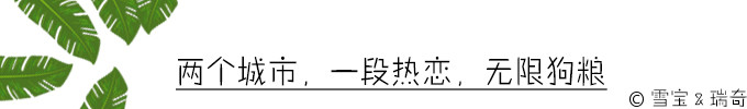 两个城市,一段热恋,无限狗粮 两个城市,一段热恋,无限狗粮
