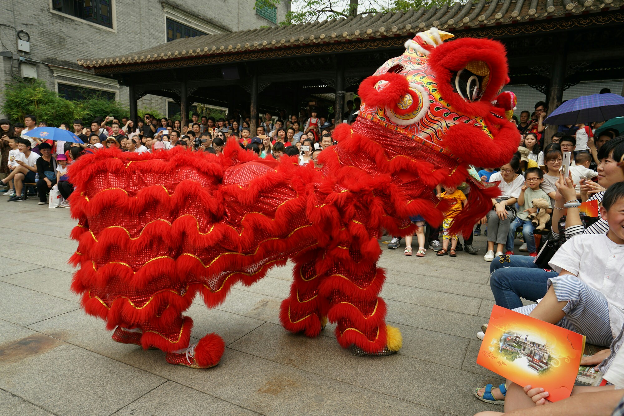 回复游记:佛山祖庙醒狮表演