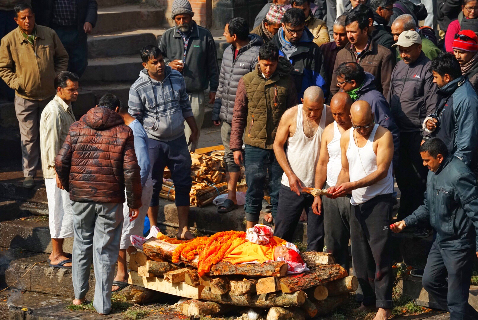 尼泊尔烧尸庙百科图片