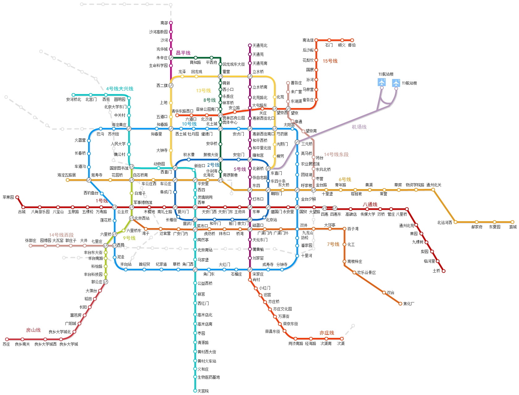东直门可以换乘地铁二号线,机场大巴通往市区线路很多,您可以自由选择