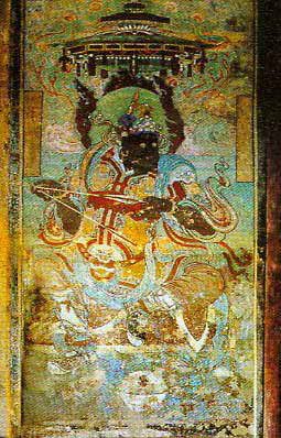 壁画局部(网络图片)