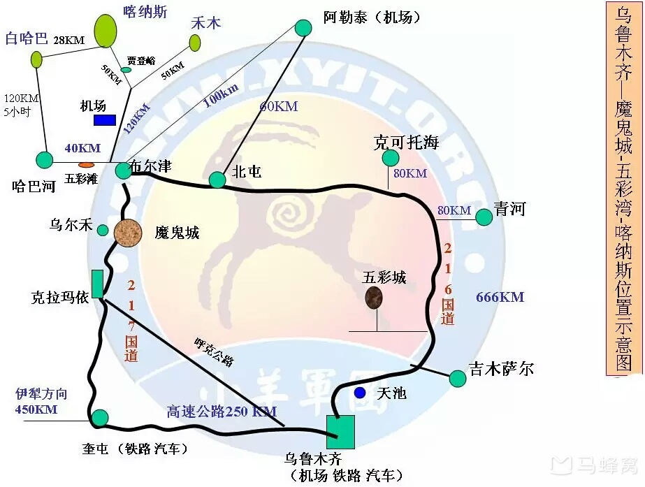 请问自驾游石河子到喀纳斯路线,返回路线!途中经过哪些地方!谢谢!
