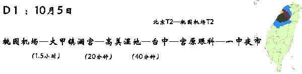 D1 (10月5日) :北京—桃园机场—大甲镇澜宫—高美湿地—台中—宫原眼科—一中夜市 D1 (10月5日) :北京—桃园机场—大甲镇澜宫—高美湿地—台中—宫原眼科—一中夜市