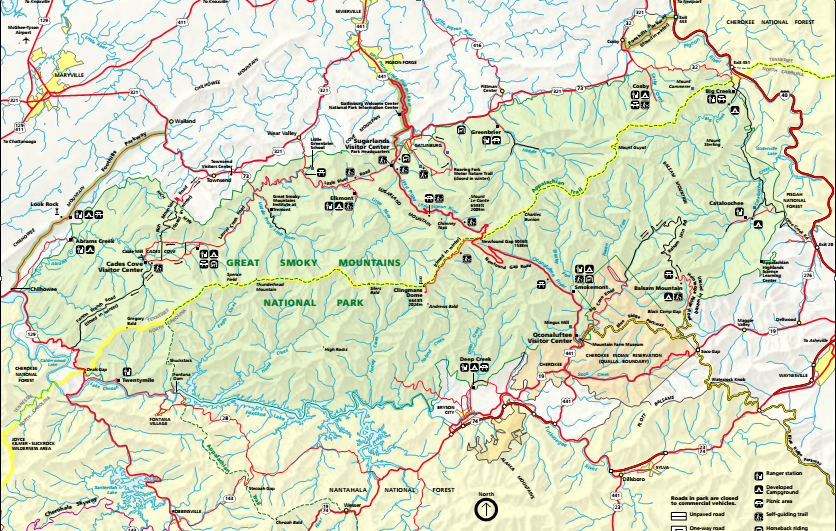 大烟山国家公园great smoky mountains park--大雾山国家公园游记--马